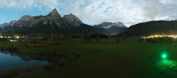 Archiv Foto Webcam Tiroler Zugspitz Arena - Golfplatz Ehrwald-Lermoos 23:00