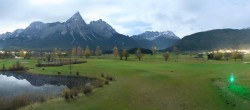 Archiv Foto Webcam Tiroler Zugspitz Arena - Golfplatz Ehrwald-Lermoos 17:00