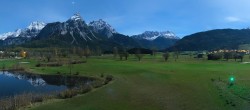 Archived image Webcam Tiroler Zugspitz Arena - Golf Club Ehrwald-Lermoos 01:00