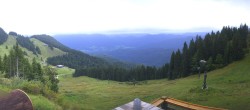 Archiv Foto Webcam Brauneck-Lenggries - Ausblick BayernHütte 07:00