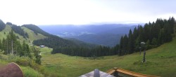Archiv Foto Webcam Brauneck-Lenggries - Ausblick BayernHütte 08:00
