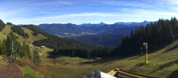 Archiv Foto Webcam Brauneck-Lenggries - Ausblick BayernHütte 11:00