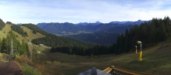 Archiv Foto Webcam Brauneck-Lenggries - Ausblick BayernHütte 13:00