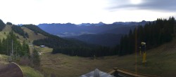 Archiv Foto Webcam Brauneck-Lenggries - Ausblick BayernHütte 08:00