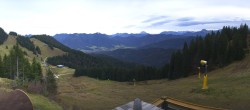 Archiv Foto Webcam Brauneck-Lenggries - Ausblick BayernHütte 12:00