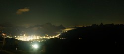 Archived image Webcam Cortina d&#39;Ampezzo - Top Station Duca d&#39;Aosta 23:00