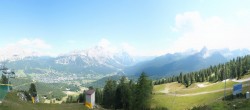 Archived image Webcam Cortina d&#39;Ampezzo - Top Station Duca d&#39;Aosta 13:00
