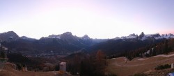 Archived image Webcam Cortina d&#39;Ampezzo - Top Station Duca d&#39;Aosta 05:00