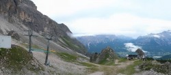 Archiv Foto Webcam Cortina d&#39;Ampezzo - Bergstation Pomedes 06:00