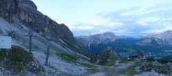 Archiv Foto Webcam Cortina d&#39;Ampezzo - Bergstation Pomedes 19:00