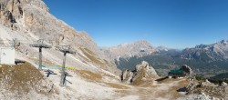 Archived image Webcam Cortina d&#39;Ampezzo - Top Station Pomedes 13:00