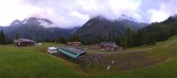 Archived image Webcam Brandnertal - Top Station Palüd Gondola 05:00