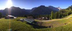 Archived image Webcam Brandnertal - Top Station Palüd Gondola 08:00