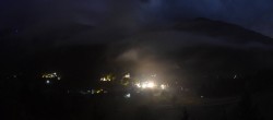 Archiv Foto Webcam Donnersbachwald: Blick auf den Ort und Skigebiet Riesneralm 01:00