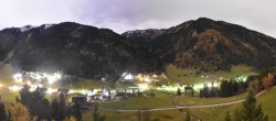 Archiv Foto Webcam Donnersbachwald: Blick auf den Ort und Skigebiet Riesneralm 19:00