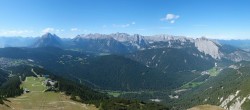 Archived image Webcam Rosshütte - Top station Seefelder Joch 13:00