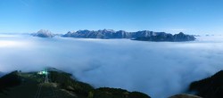 Archived image Webcam Rosshütte - Top station Seefelder Joch 23:00