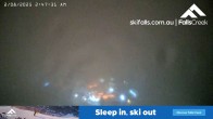 Archiv Foto Webcam Falls Creek: Blick auf das Village 01:00