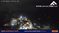 Archiv Foto Webcam Falls Creek: Blick auf das Village 01:00