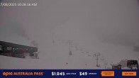 Archived image Webcam Falls Creek: Scott Chair Base Station 09:00