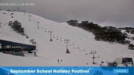 Archived image Webcam Falls Creek: Scott Chair Base Station 13:00
