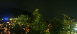 Archiv Foto Webcam Saas Fee: Dorf 23:00