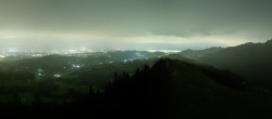 Archiv Foto Webcam Kronberg bei Appenzell: Gipfelpanorama 01:00