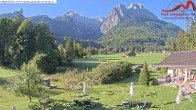Archived image Webcam Grainau - View Hotel Längenfelder Hof 08:00
