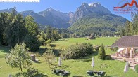 Archived image Webcam Grainau - View Hotel Längenfelder Hof 09:00
