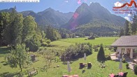 Archived image Webcam Grainau - View Hotel Längenfelder Hof 13:00