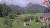 Archived image Webcam Grainau - View Hotel Längenfelder Hof 05:00