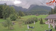 Archived image Webcam Grainau - View Hotel Längenfelder Hof 11:00