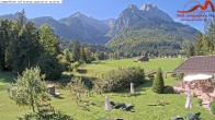 Archived image Webcam Grainau - View Hotel Längenfelder Hof 09:00