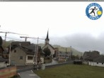 Archived image Webcam Gonten - View Church and Trails 11:00