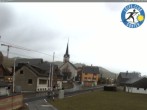 Archived image Webcam Gonten - View Church and Trails 05:00