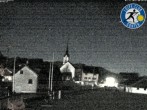 Archived image Webcam Gonten - View Church and Trails 23:00