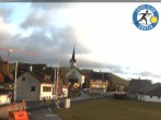 Archived image Webcam Gonten - View Church and Trails 05:00