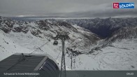 Archived image Webcam Sölden - Schwarze Schneid Gondola 08:00