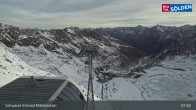 Archiv Foto Webcam Sölden - Schwarze Schneid Mittelstation 07:00