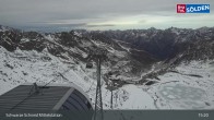 Archiv Foto Webcam Sölden - Schwarze Schneid Mittelstation 14:00