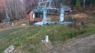 Archived image Webcam Nowa Osada - Top station chair lift 06:00