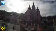 Archiv Foto Webcam Mariazell: Hauptplatz und Basilika 07:00