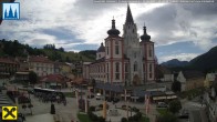 Archiv Foto Webcam Mariazell: Hauptplatz und Basilika 09:00