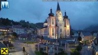 Archiv Foto Webcam Mariazell: Hauptplatz und Basilika 20:00