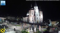 Archiv Foto Webcam Mariazell: Hauptplatz und Basilika 19:00