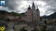 Archiv Foto Webcam Mariazell: Hauptplatz und Basilika 11:00