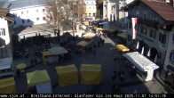 Archived image Webcam St. Johann/Tyrol: Village 13:00