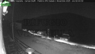 Archiv Foto Webcam Campo Staffi - Blick vom Rifugio Viperella auf das Skigebiet 01:00