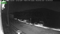 Archiv Foto Webcam Campo Staffi - Blick vom Rifugio Viperella auf das Skigebiet 03:00