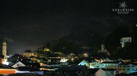 Archiv Foto Webcam Berchtesgaden: Zentrum und Hotel Edelweiss 23:00